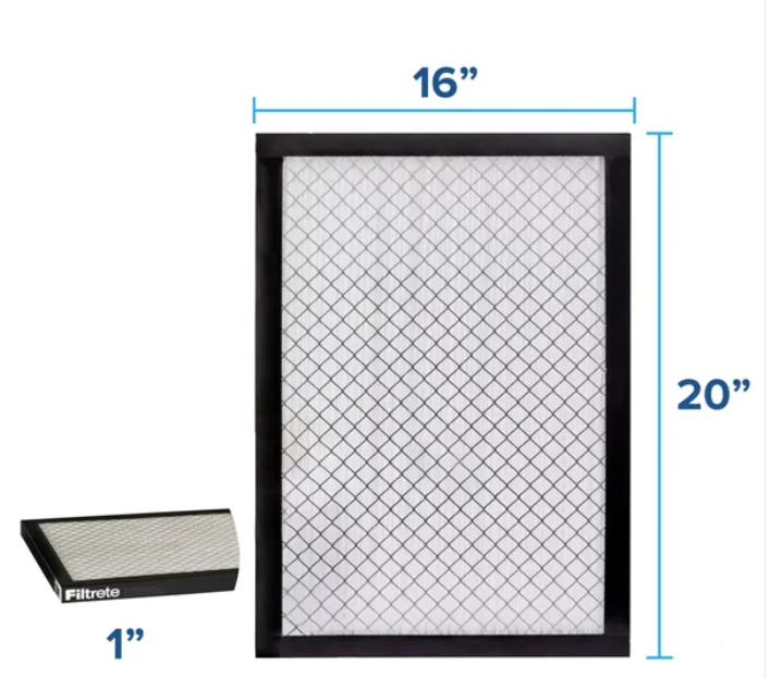 3M Filtrete 2500 Filtro de Aire 16x20x1 Pack de 4 piezas – Alta Eficiencia para HVAC (1 Pulgada) (Condición: Grado A)