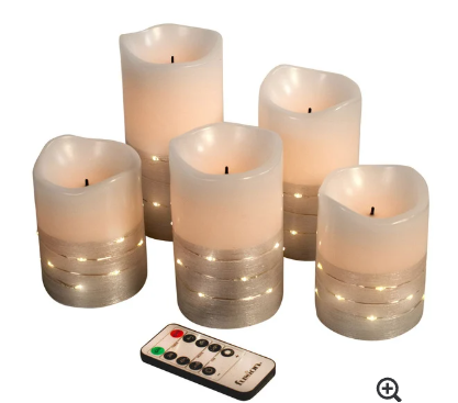 Velas LED Fusion Fairy – Set Decorativo con Luz Cálida y Control Remoto