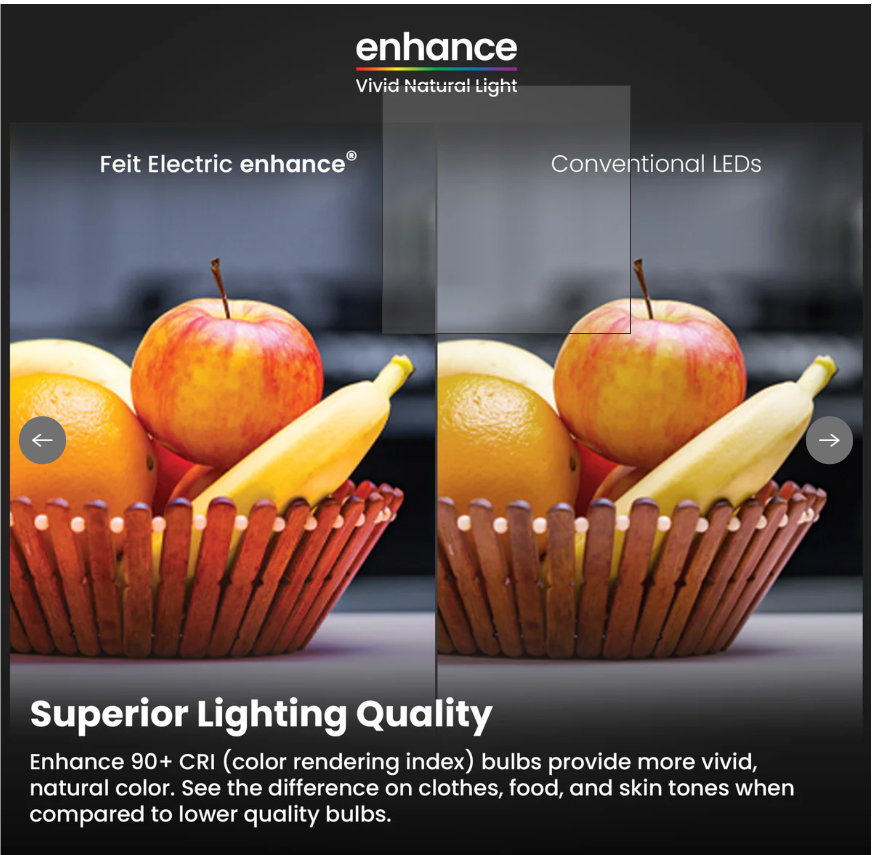 Feit 4" Integrated J-Box – Kit de 4 Lámparas LED Empotrables