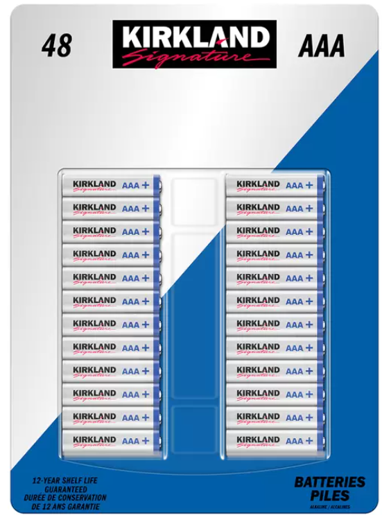 KS+ AAA Batteries 48PK paquete de 48 pilas alcalinas