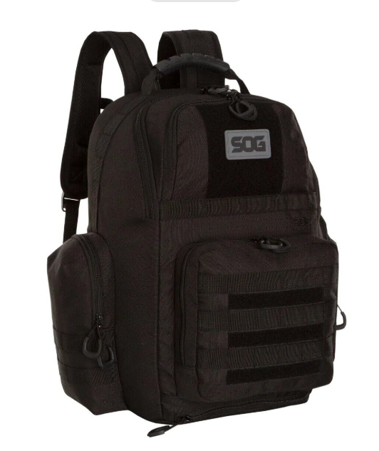 Mochila táctica SOG Range de alta capacidad con múltiples compartimentos