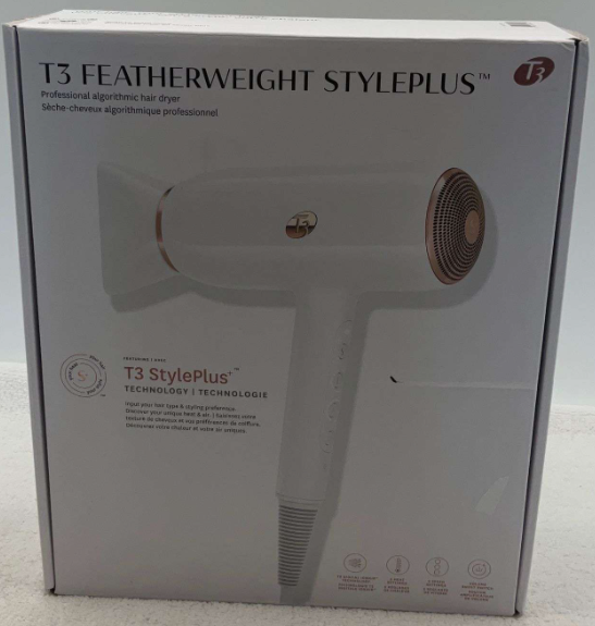 T3 Featherweight StylePlus – Secadora Profesional con Sensor Inteligente y Tecnología Iónica (Condición: Grado A)