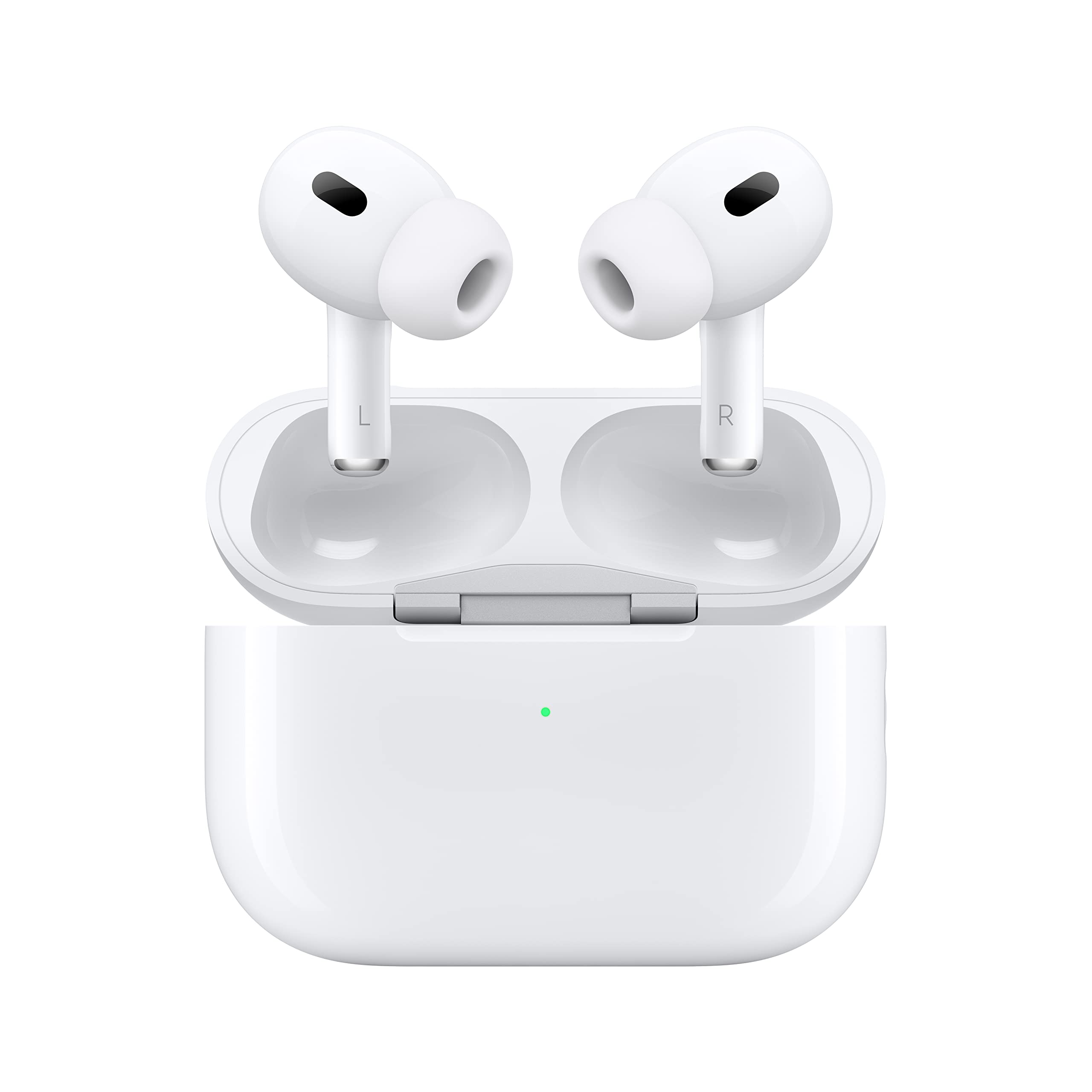 Apple AirPods Pro 2 USB-C estuche abierto mostrando los auriculares