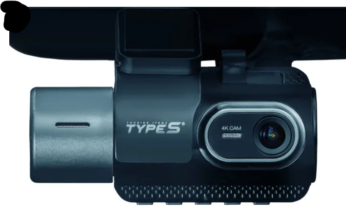 Cámara Dual para Auto 4K – Dash Cam Frontal y Interior con Visión Nocturna