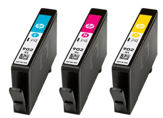 HP Ink 902XL Color 3PK – Cartuchos de Tinta de Alto Rendimiento (Cyan, Magenta, Amarillo) (Condición: Grado B)