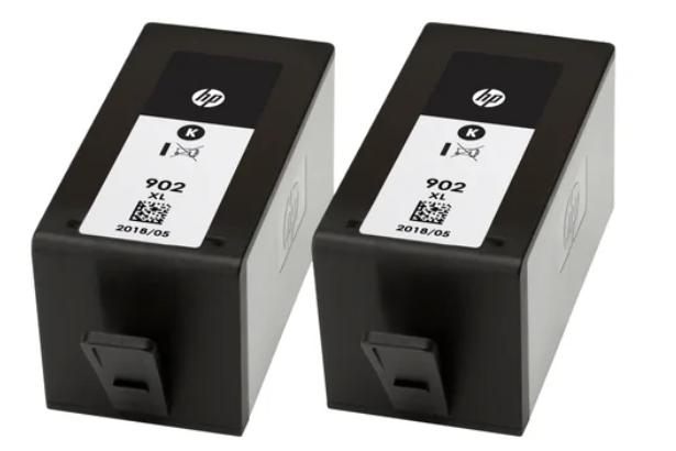 Cartucho de Tinta HP 902XL Negro 2PK – Alto Rendimiento para Impresoras HP (Condicion: Grado B)