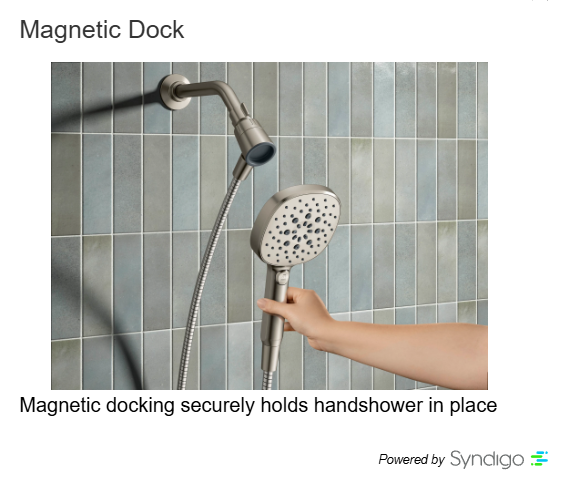 Kohler Tellin – Regadera de Mano Multifuncional 1.75 GPM Níquel Cepillado