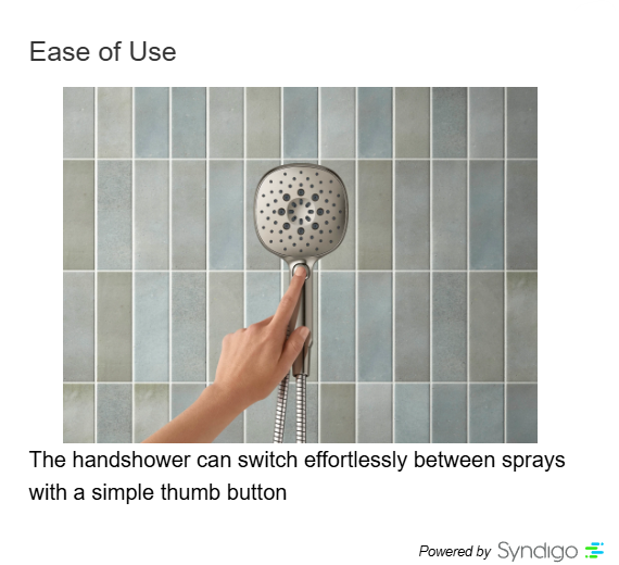 Kohler Tellin – Regadera de Mano Multifuncional 1.75 GPM Níquel Cepillado