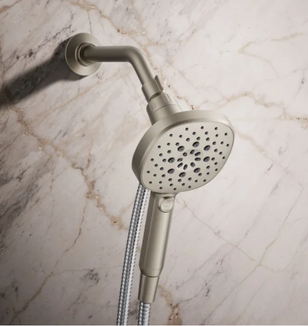Kohler Tellin – Regadera de Mano Multifuncional 1.75 GPM Níquel Cepillado