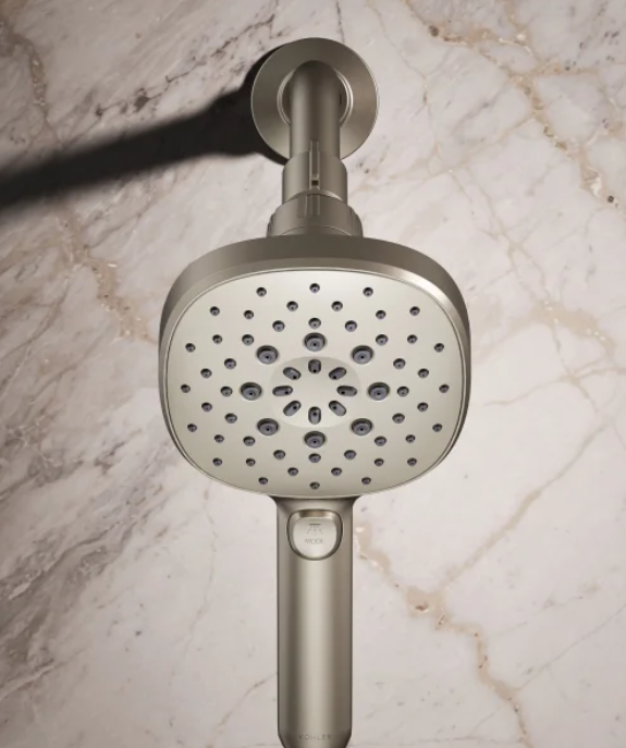 Kohler Tellin – Regadera de Mano Multifuncional 1.75 GPM Níquel Cepillado
