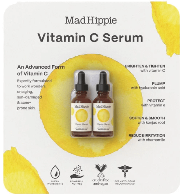 Mad Hippie Suero Vitamina C con Antioxidantes Naturales – 30 ml