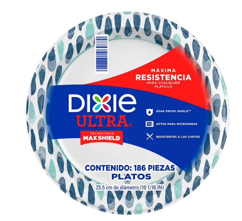 Platos desechables Dixie para fiestas y comidas