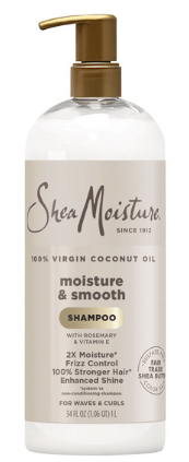 Shea Moisture Coconut Oil Shampoo | Hidratación y Brillo