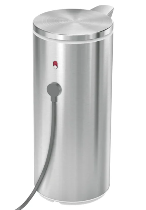 simplehuman Dispensador Automático de Jabón 9oz – Recargable con Sensor