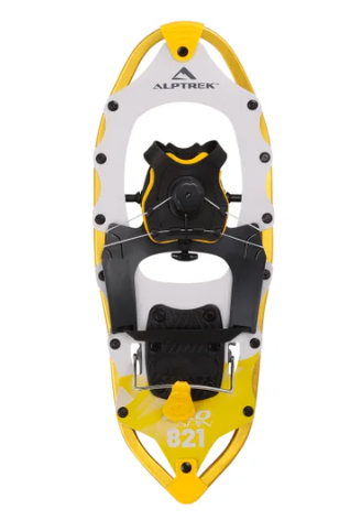 Raquetas de nieve CMT Alptrek con correas ajustables.