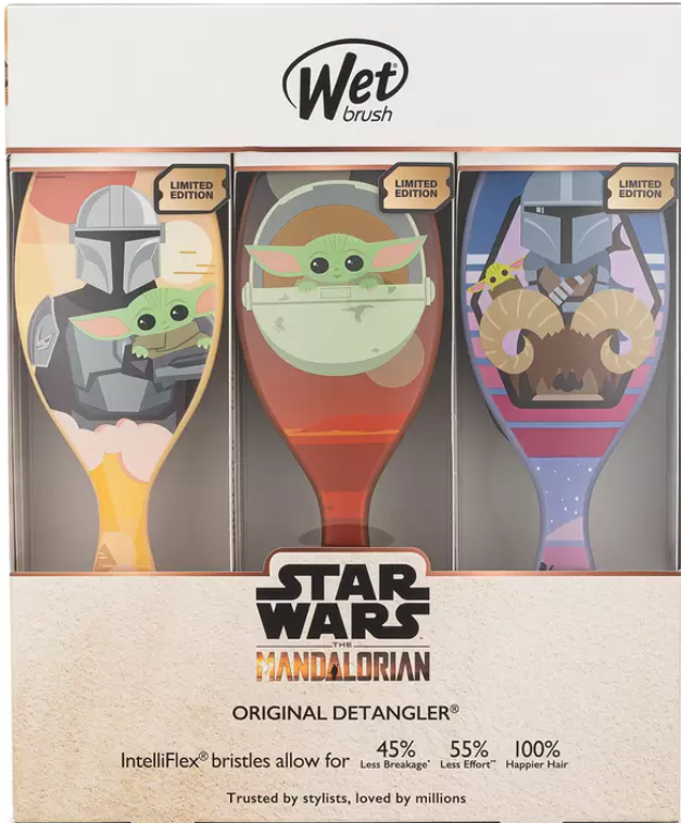 Cepillo desenredante Wet Brush Star Wars con diseño coleccionable