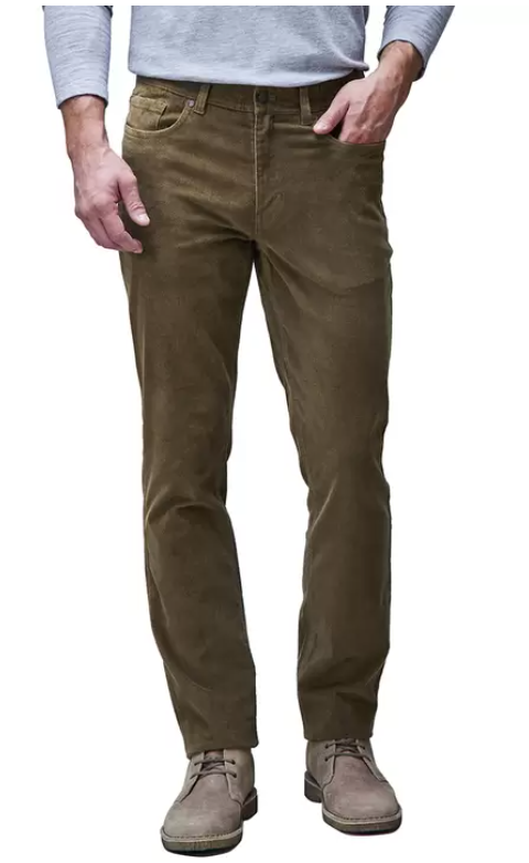 Pantalón para caballero Copper & Oak color sólido vista frontal.