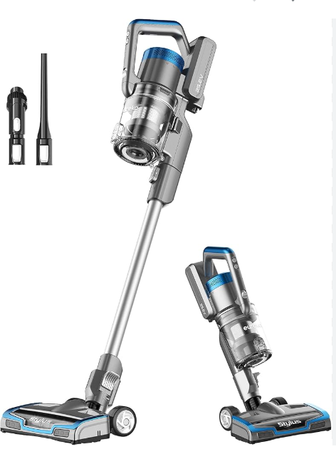 Aspiradora Eureka Stylus Stick Vac 350W vista completa en color gris
