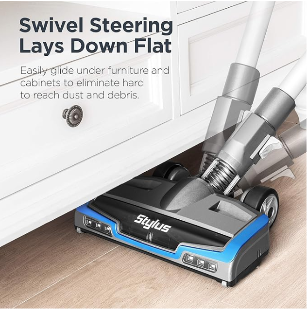 Aspiradora Eureka Stylus Stick Vac 350W mostrando diferenes posiciones