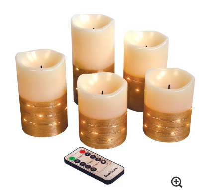 Velas LED Fusion Fairy – Set Decorativo con Luz Cálida y Control Remoto