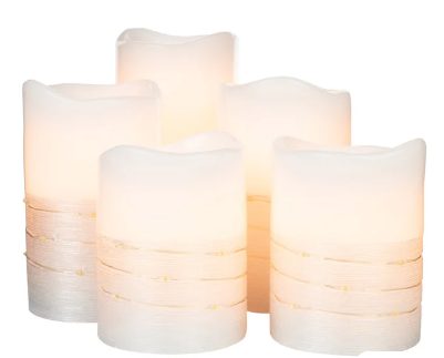 Velas LED Fusion Fairy – Set Decorativo con Luz Cálida y Control Remoto