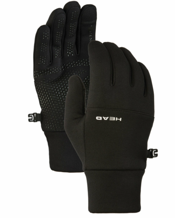 HEAD Men's Running Gloves guantes deportivos color negro