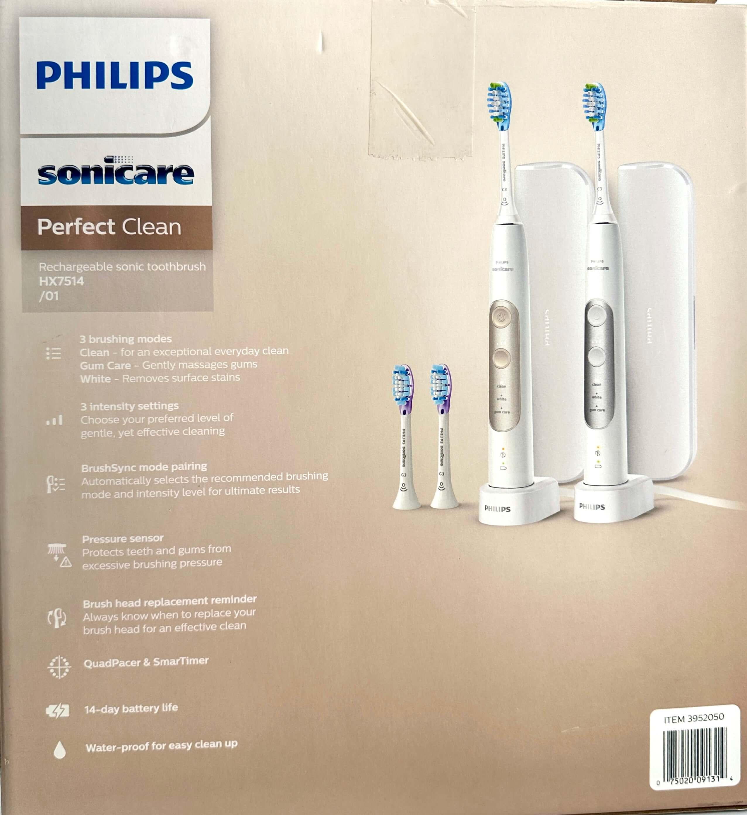 Philips Sonicare PerfectClean F21 – Cepillo Dental Eléctrico con Tecnología Sónica (Condición: Grado B)