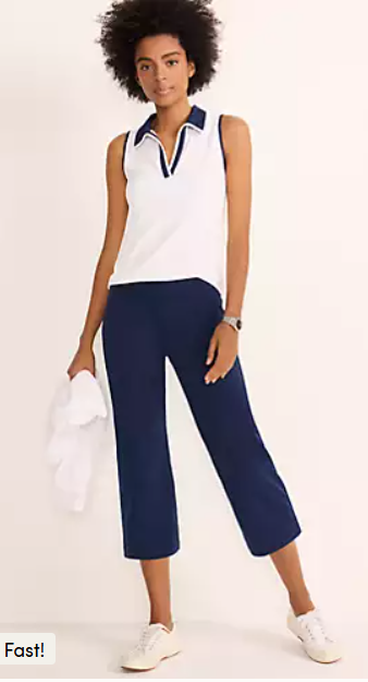 LANDS' END | STRETCH CROP PANTALON PARA DAMA
