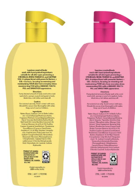 Paquete 2PK de Nutrius Brazilian Body Wash cuidado corporal