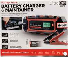 UltraPro Battery Charger Maintainer cargador de baterías 6V 12V