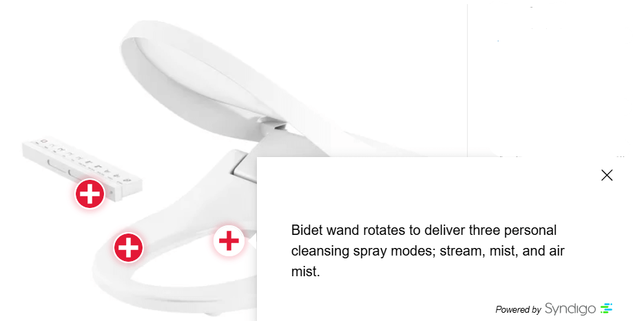Kohler C3-325 – Asiento de Inodoro Inteligente con Bidet Eléctrico y Rotación (Condición: Grado B)