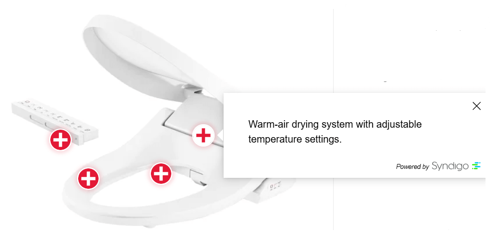 Kohler C3-325 – Asiento de Inodoro Inteligente con Bidet Eléctrico y Rotación (Condición: Grado B)