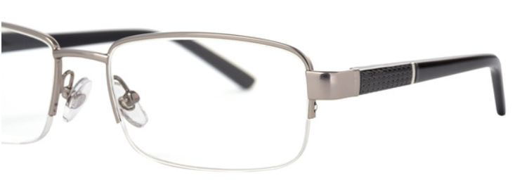 Vista frontal de lentes FGX Lyden +1.25 con montura ligera