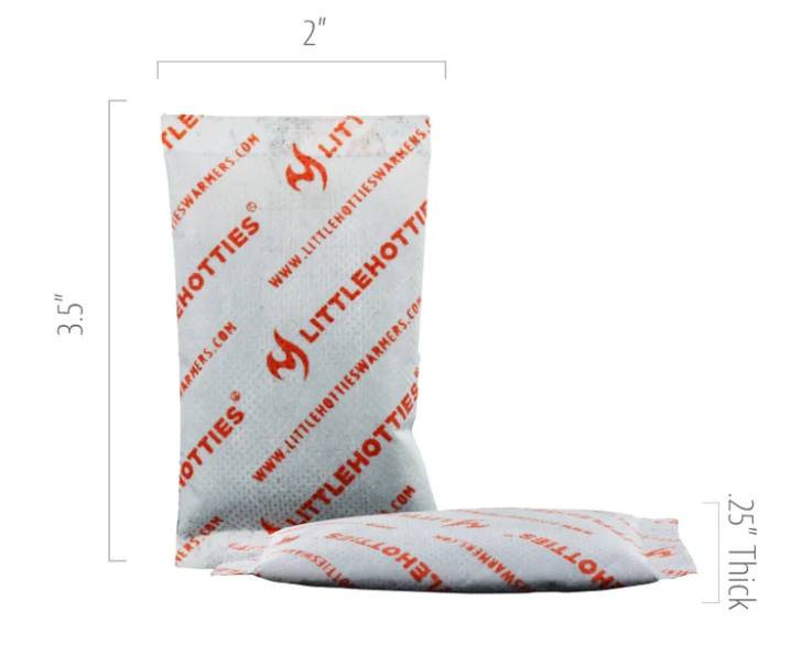 Detalle de calentadores Little Hotties