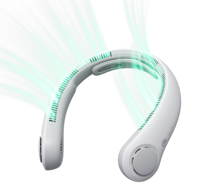 JISULIFE Neck Fan 2PK – Ventiladores Portátiles de Cuello Recargables