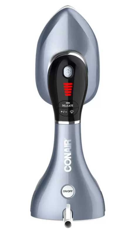 Vaporizador y plancha portátil Conair ExtremeSteam 2 en 1 vista frontal