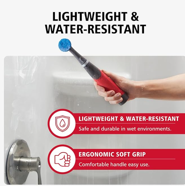 Rubbermaid Power Scrubber – Cepillo Eléctrico de Limpieza