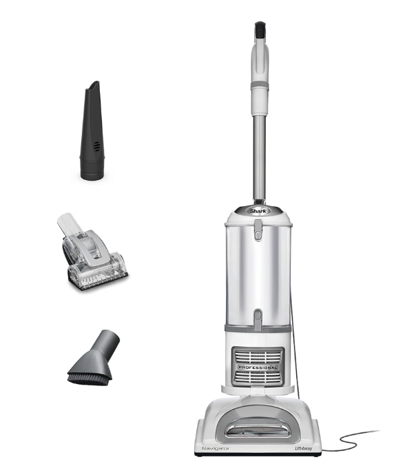 Aspiradora Shark Navigator Lift-Away XL vista frontal en color gris